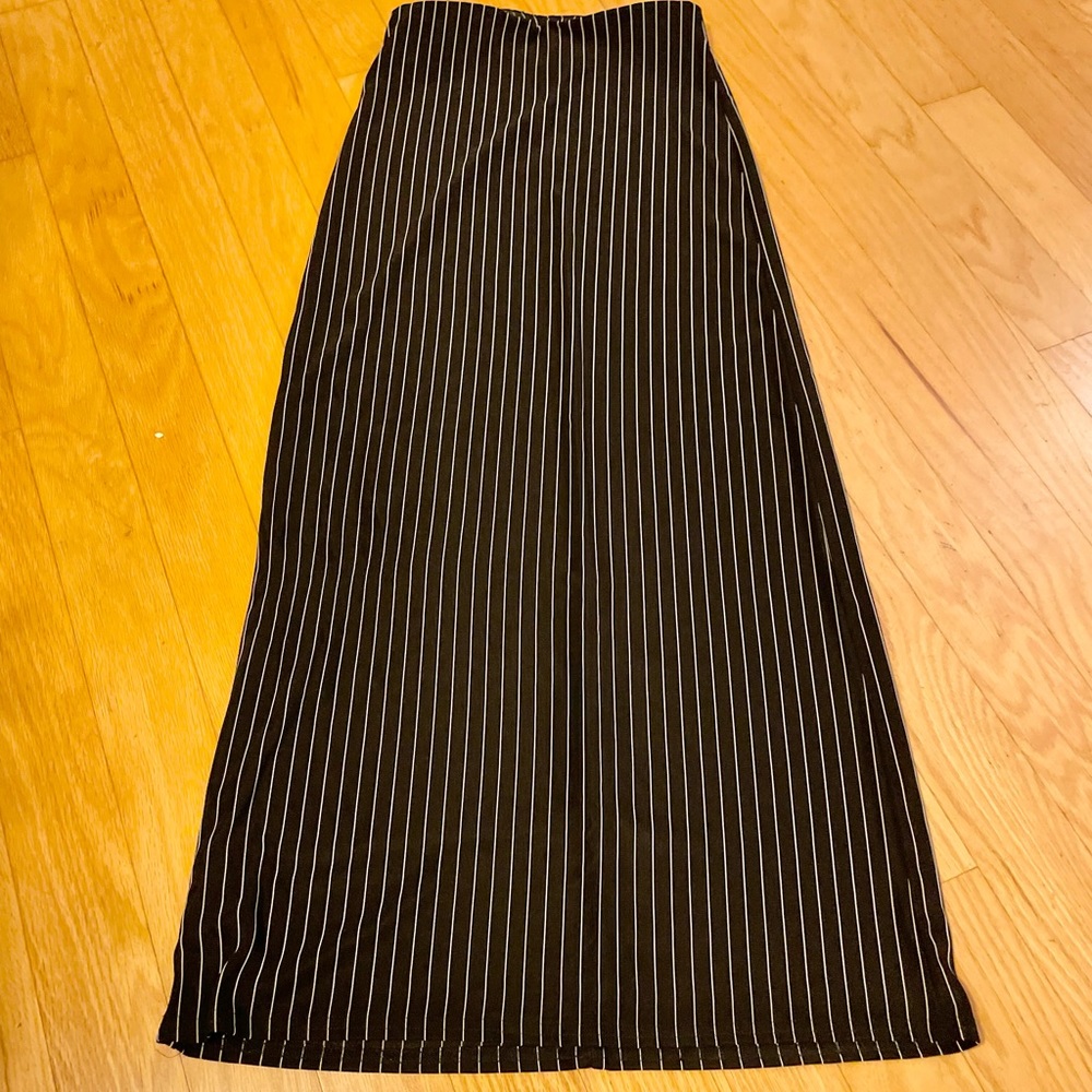 X Gen Black and White Maxi Skirt
